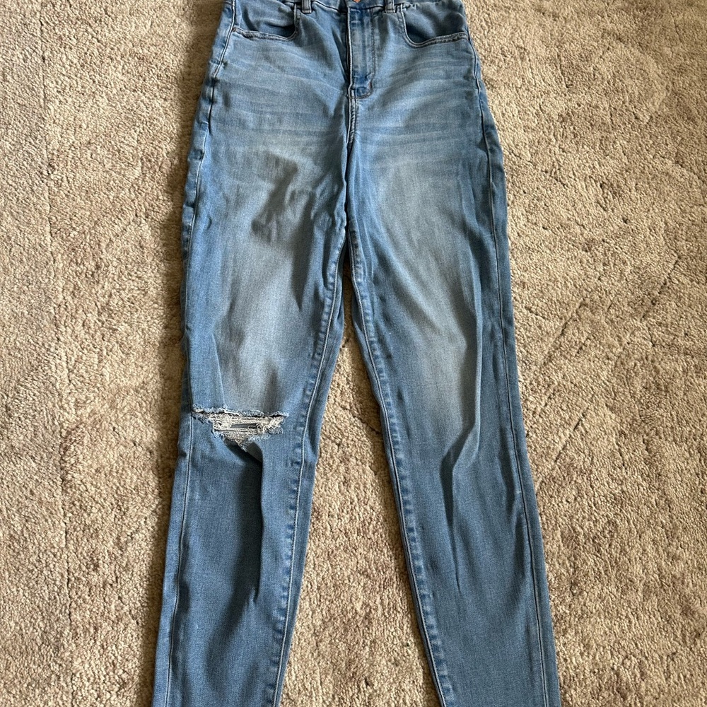 American Eagle Outfitters High Rise Blue Jeans
